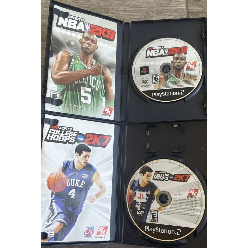 NBA 2K9 NCAA 2K7 Sony PlayStation 2 PS2 COMPLETE MANUAL  TESTED